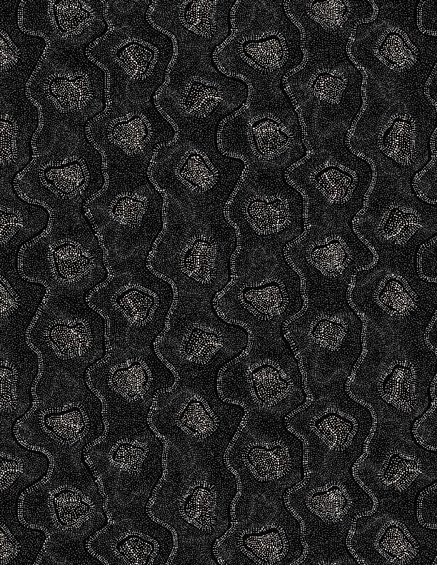 Organic Stripe Black Lockwood Manor by Wilimington Prints - Sold By The 1/4