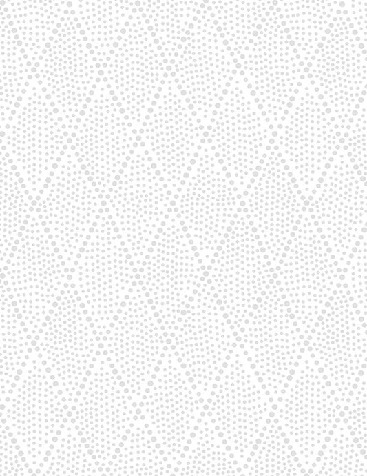 Wilmington Prints 108" Wide Backing Diamond Dots White - sold by the 1/4 yard