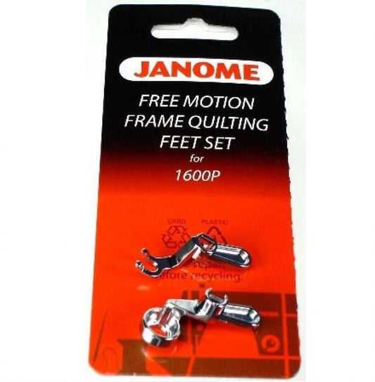 Janome Free Motion Frame Quilting Feet Set for 1600P