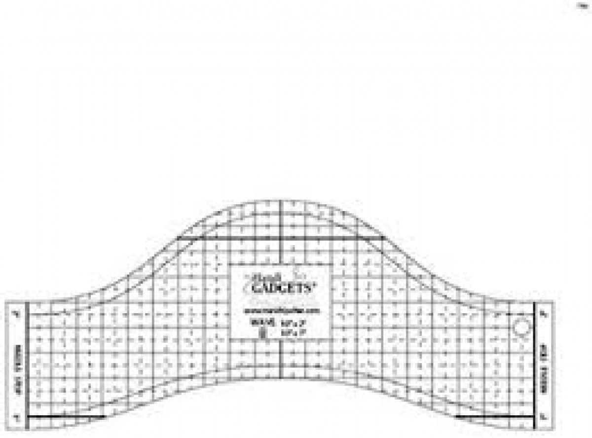 Handi Quilter Wave B Template