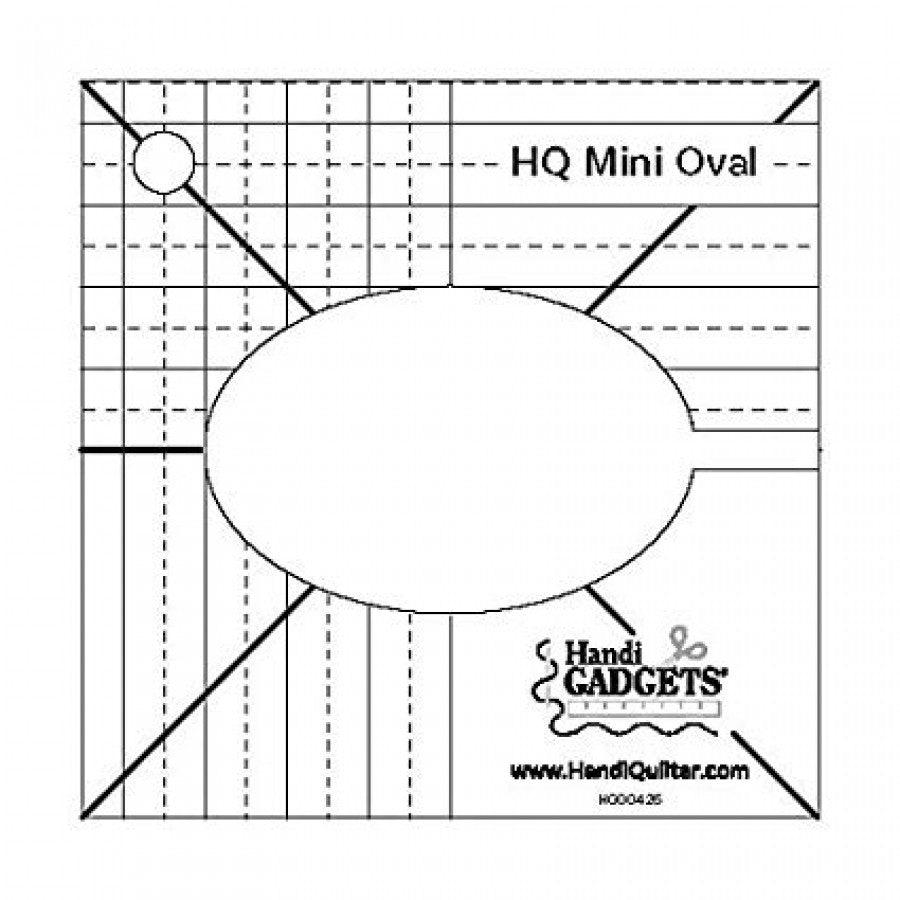 HQ Mini Oval Template