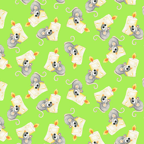 BOO! With Glow Henry Glass Fabrics - Sold By 1/4 Yard