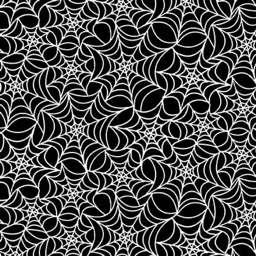 BOO! With Glow Henry Glass Fabrics - Sold By 1/4 Yard