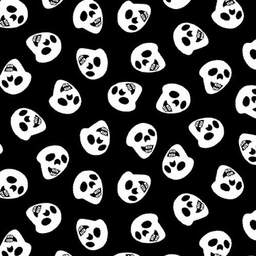 BOO! With Glow Henry Glass Fabrics - Sold By 1/4 Yard