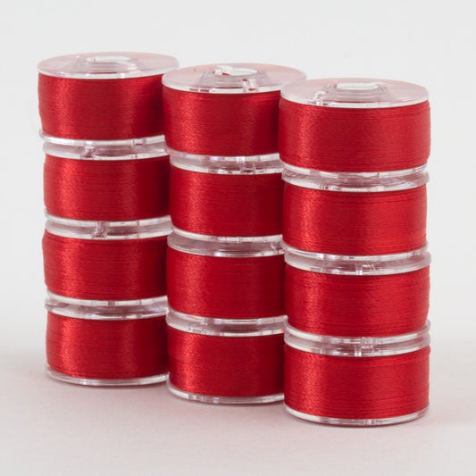Super Bobs Poly 12pk A-Style/Class 15 #627 Bright Red