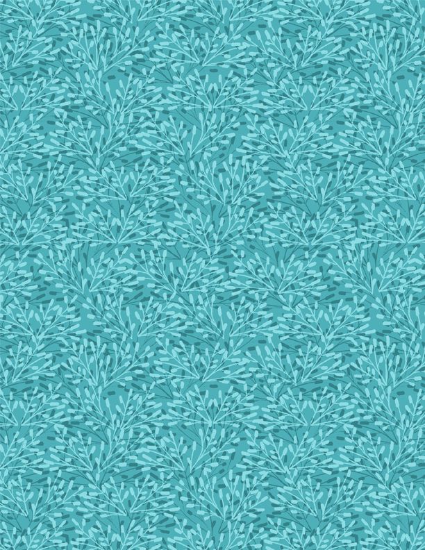 Wilmington Prints 108" Wide Backing Whimsy Turquoise - sold by the 1/4 yard