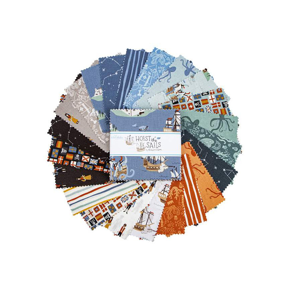 Hoist The Sails 5in Stacker, 42pcs by Riley Blake