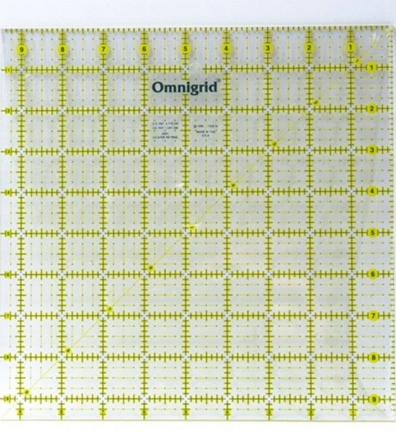 Omnigrid Ruler 12.5" Square