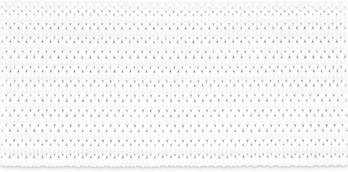 Dritz Non-Roll Knit Elastic, White, 3/4-Inch