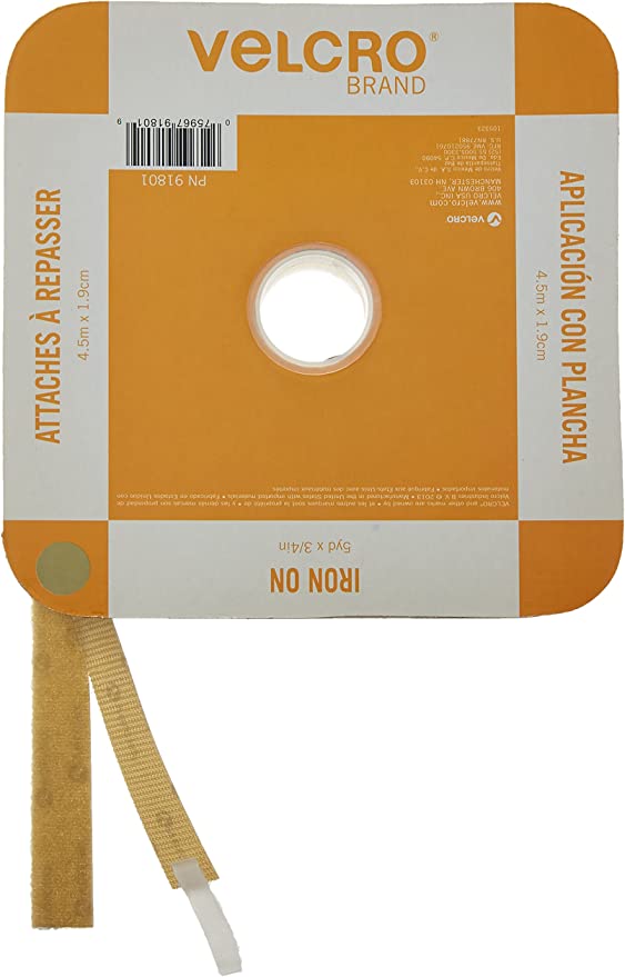 Iron On Velcro 3/4in - Sold By 1/4yd