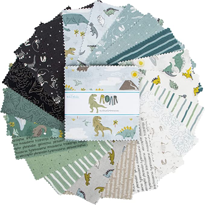 Roar 5in Stacker, 42pcs by Riley Blake