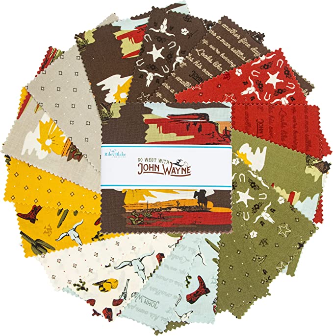 John Wayne 5in Stacker, 42pcs by Riley Blake