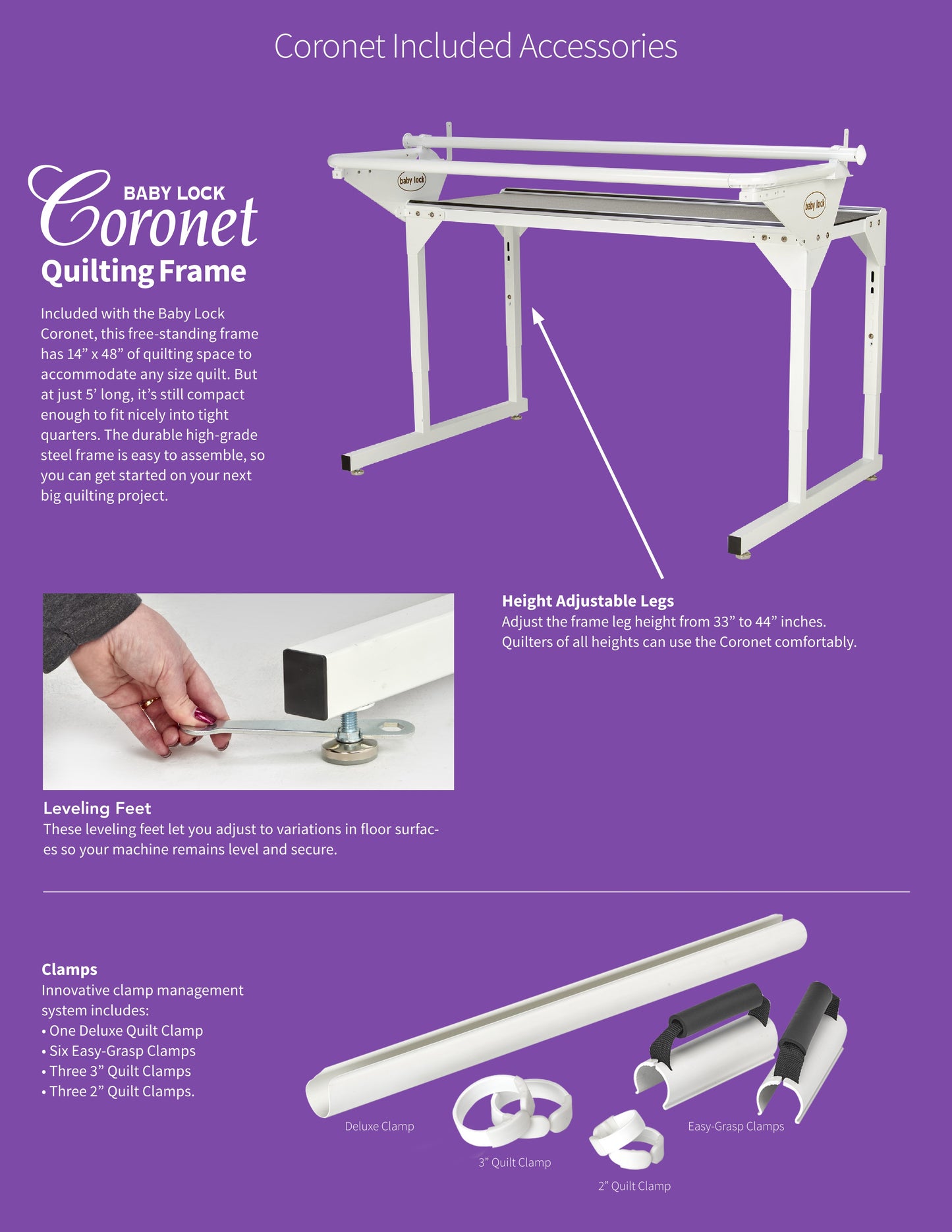 Baby Lock Coronet Longarm