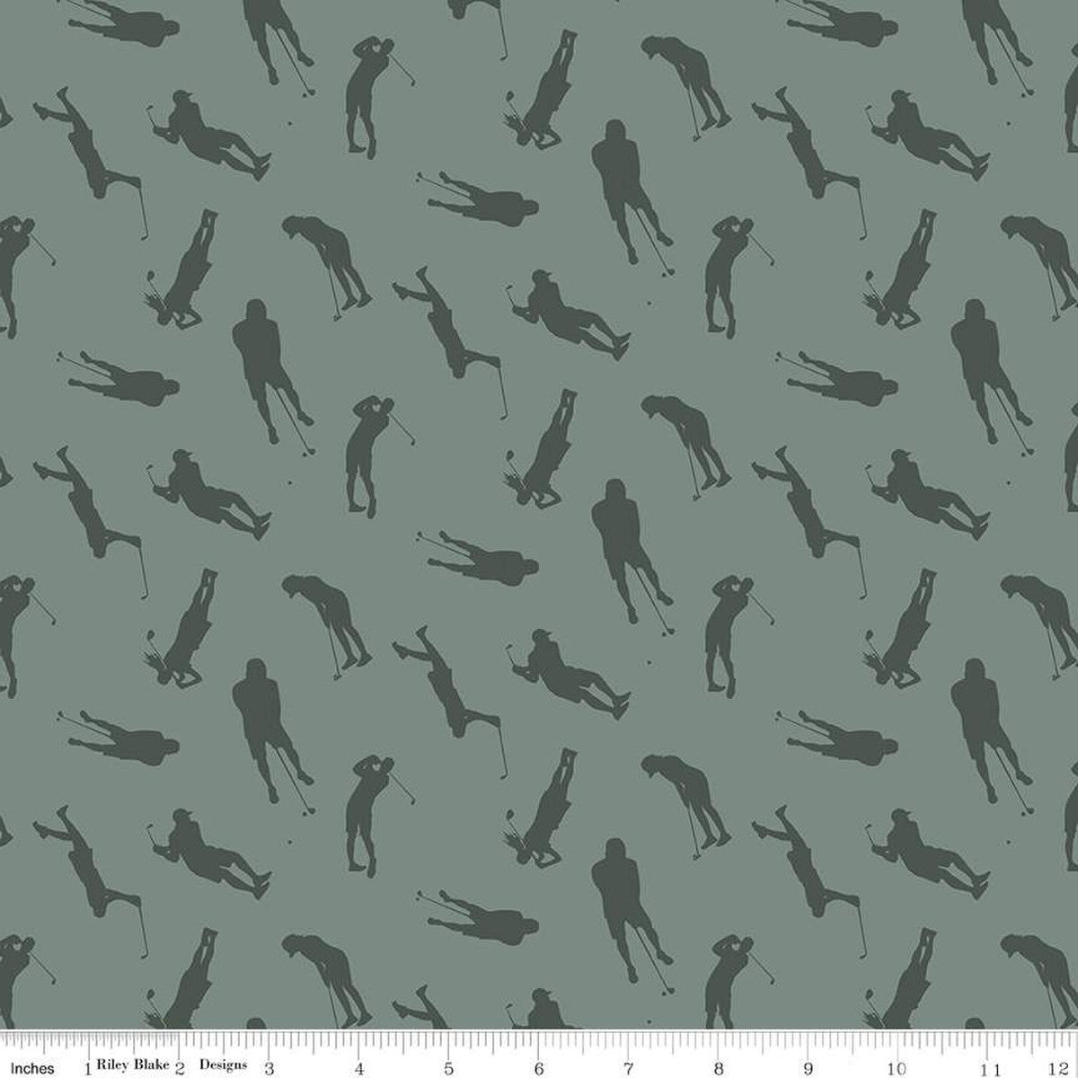 Golf Days Sage by Riley Blake - Sold by the 1/4yd