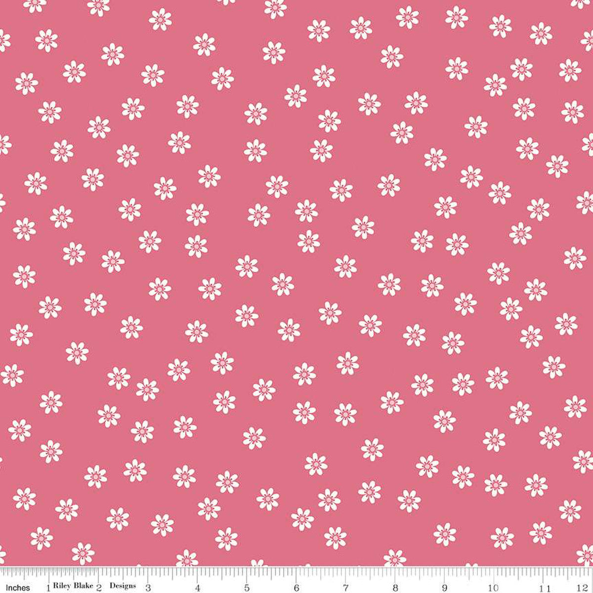 Lula Tea Rose Vintage Bee by Riley Blake - Sold by the 1/4yd