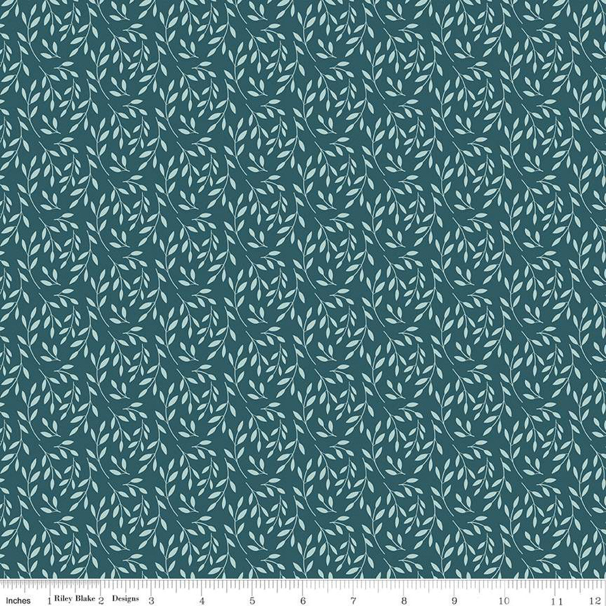 Ally's Garden Paisley Colonial Blue Blue by Riley Blake - Sold by the 1/4yd