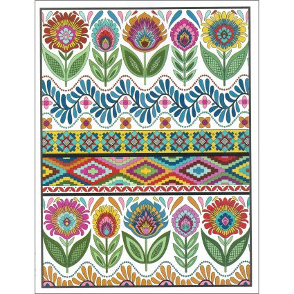 Happy Blossoms Coloring Book
