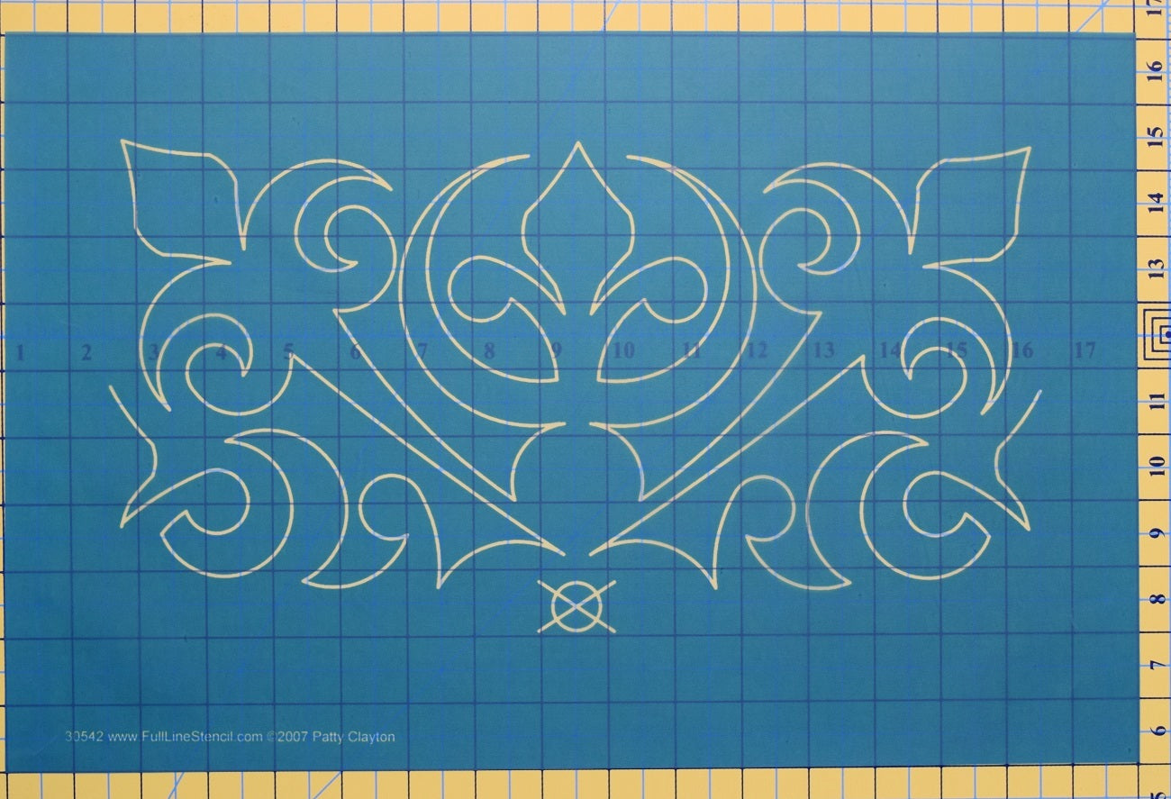 Full Line Stencil Garden Gate