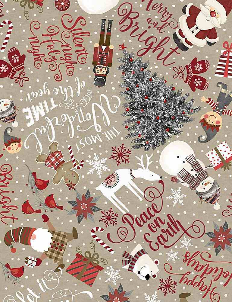 Let It Snow By Timeless Treasures - Sold By 1/4yd