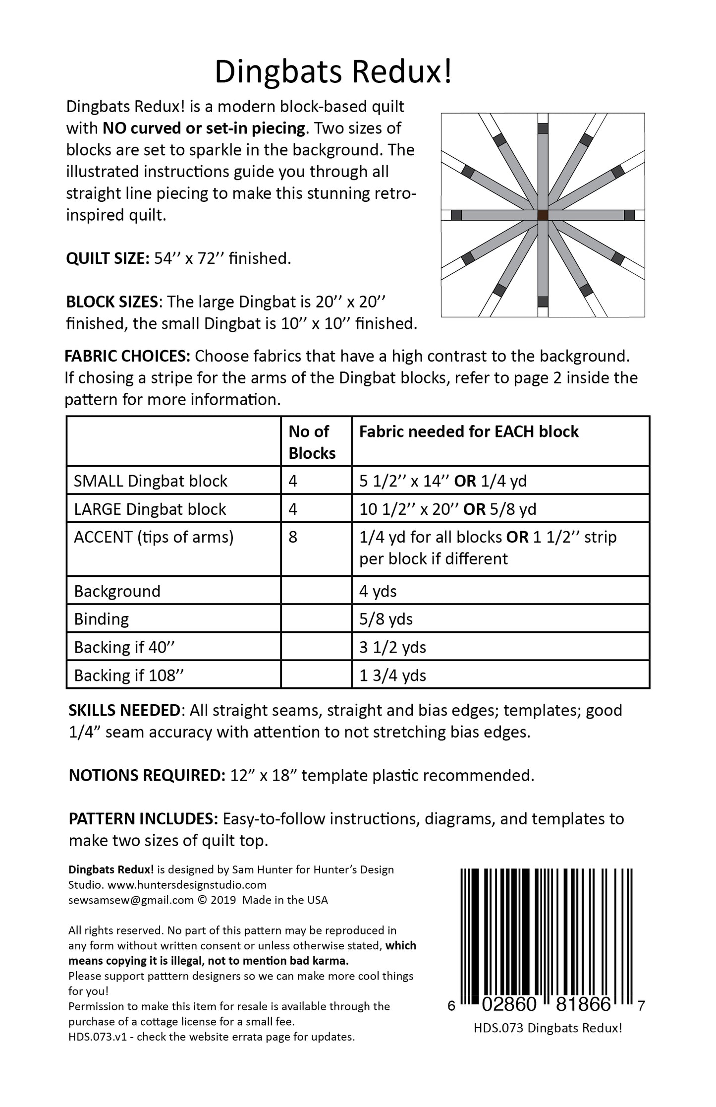 Dingbats Redux! Pattern