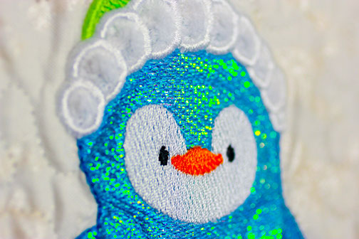 Purely Gates Mylar Snowtime Penguins