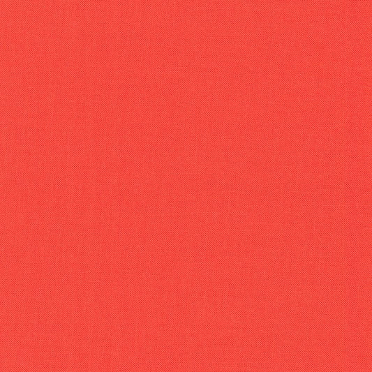 Coral Kona Solid Cotton by Robert Kaufman - Sold By 1/4yd