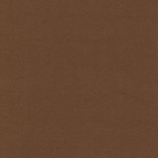 Mocha Kona Solid Cotton by Robert Kaufman - Sold By 1/4yd