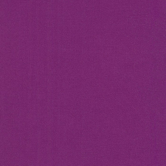 DK. Violet Kona Solid Cotton by Robert Kaufman - Sold By 1/4yd