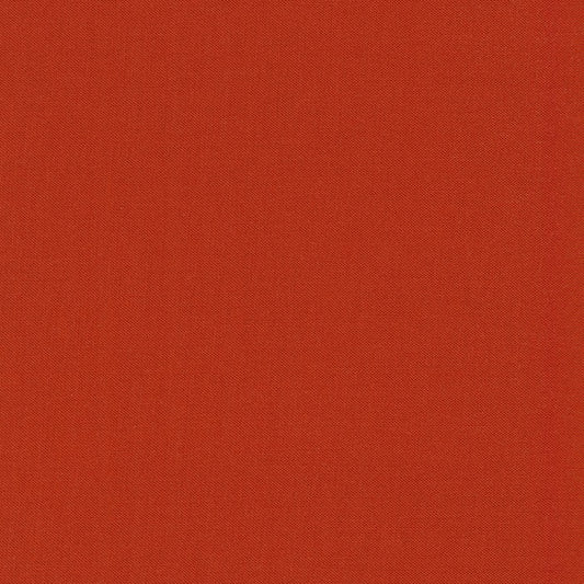 Paprika Kona Solid Cotton by Robert Kaufman - Sold By 1/4yd