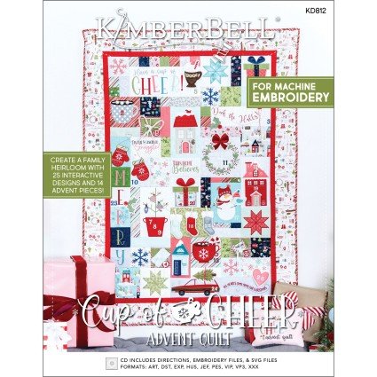 Kimber Bell Cup Of Cheer Advent Quilt Book/Pattern CD