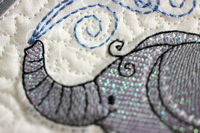 Purely Gates Mylar Curly Elephants