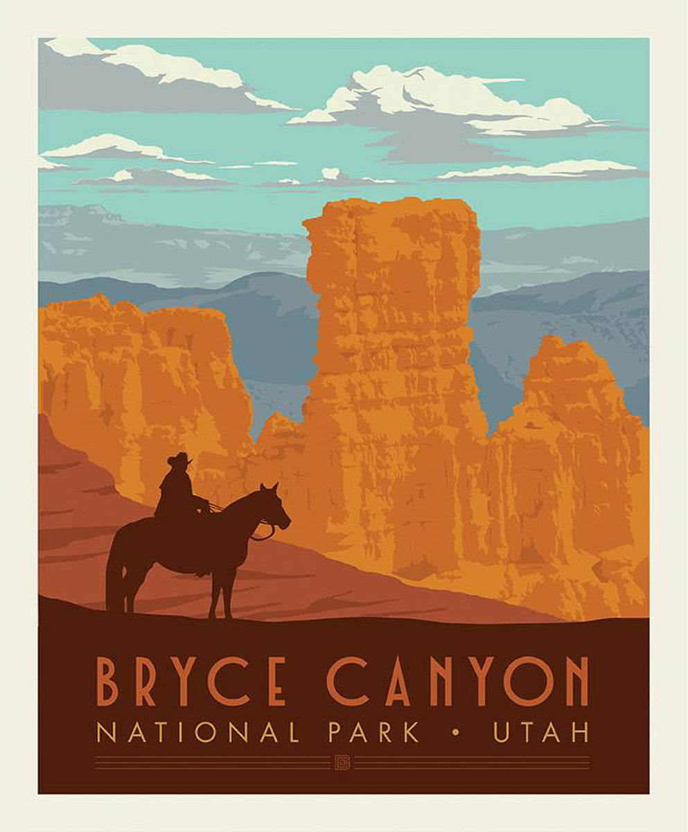 National Parks Panel by Riley Blake - Sold by the 1/4yd