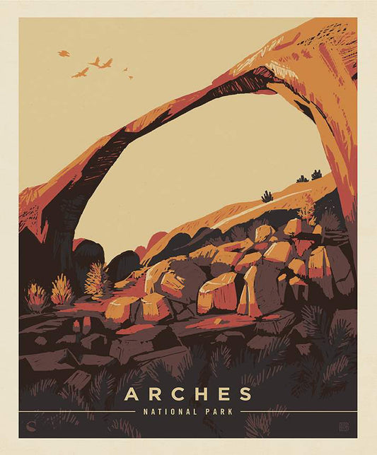 National Parks Poster Panel Arches By Riley Blake Designs