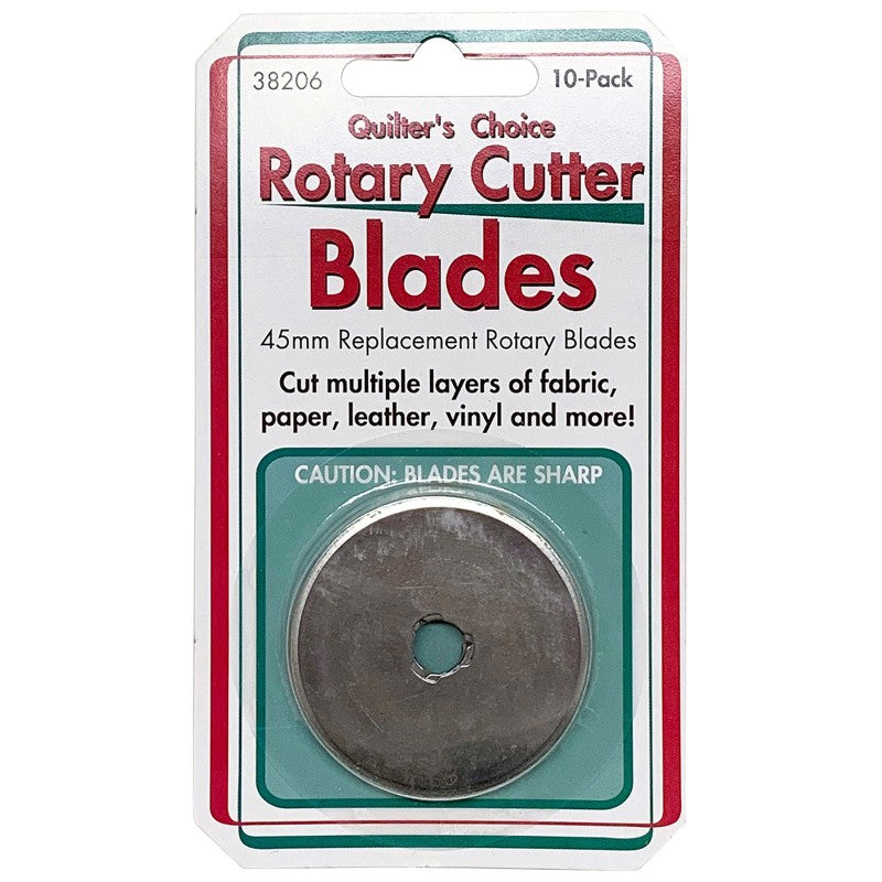 Rotary Blades 45mm 10 pack - Quilters Choice
