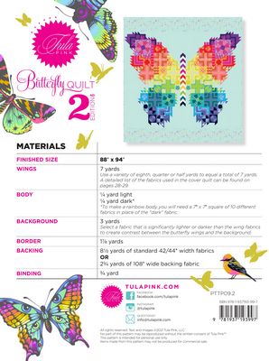 The Butterfly Pattern 2nd Edition by Tula Pink
