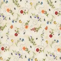 Gnome & Garden by Wilimington Prints - Sold By The 1/4