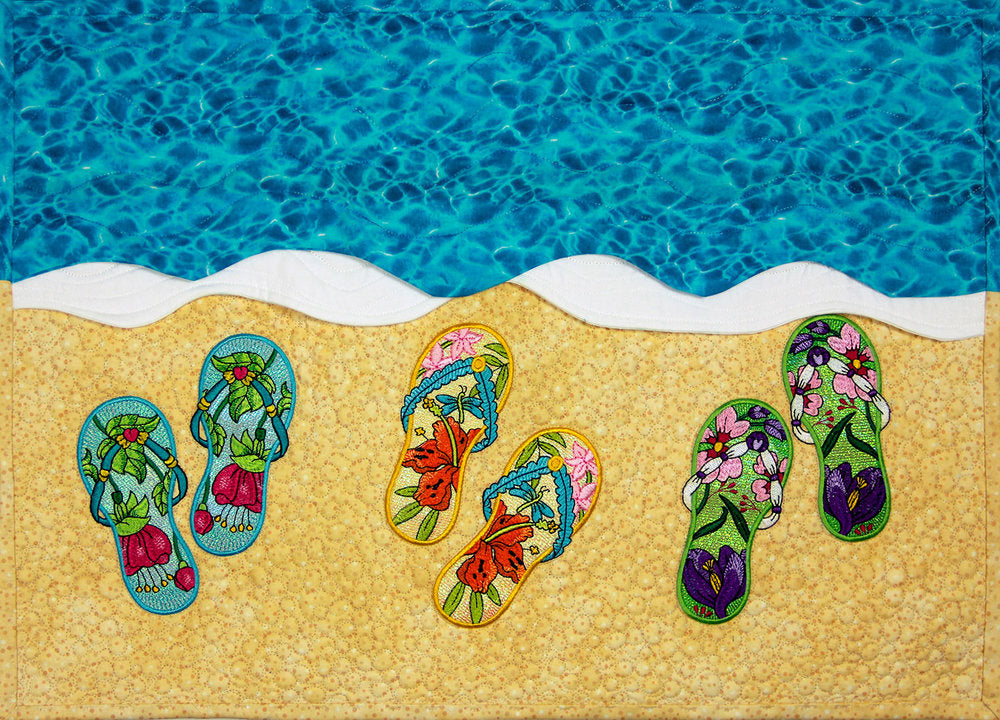 Purely Gates Mylar Flip Flops 2