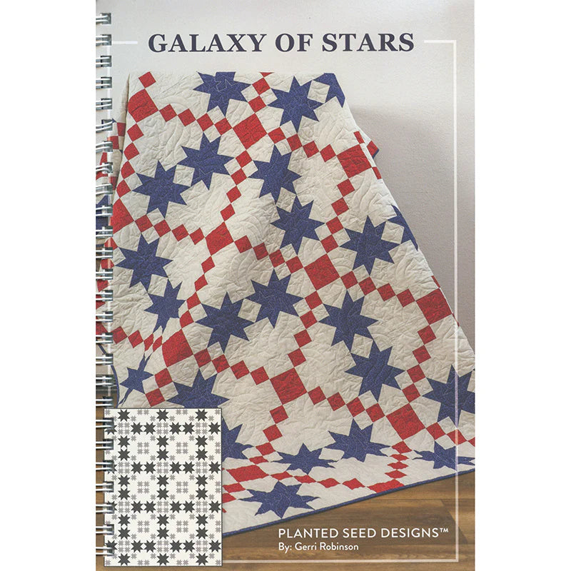 gerri robinson of planted seed designs Galaxy Of Stars Quilt Pattern