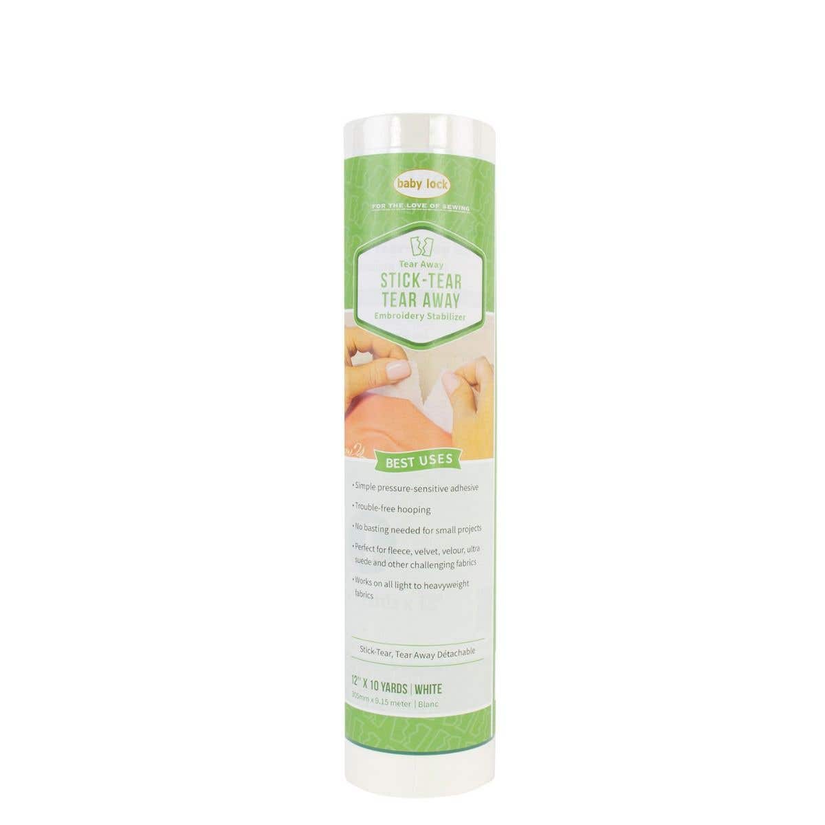 Baby Lock Stick-Tear, Tear-Away Stabilizer