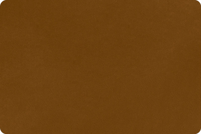 Caramel Solid Cuddle - sold by the 1/4 yard