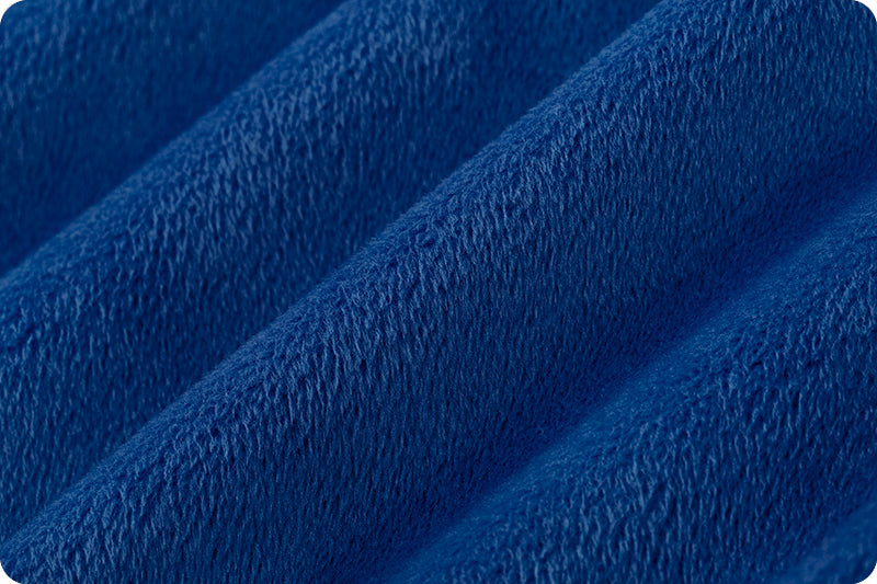 Electric Blue Solid Cuddle - sold by the 1/4 yard