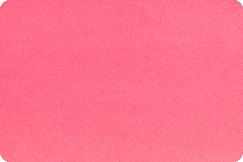 Hot Pink Solid Cuddle - sold by the 1/4 yard