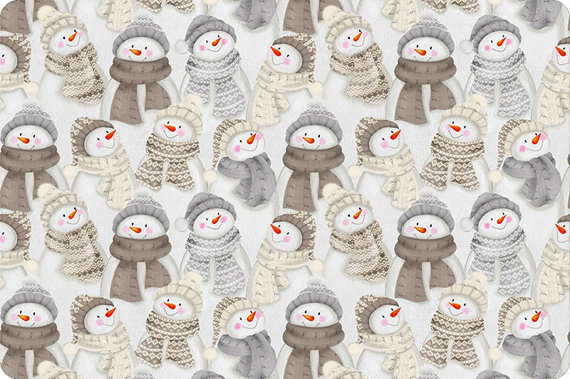 Snow Day Simply Taupe DC Cuddle – sold by ¼ yard