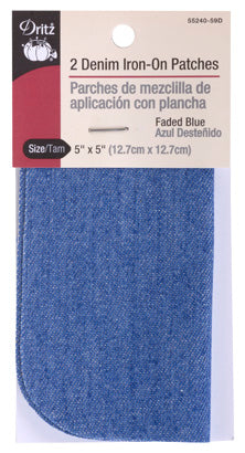 Denim Iron-On Patches - Dritz