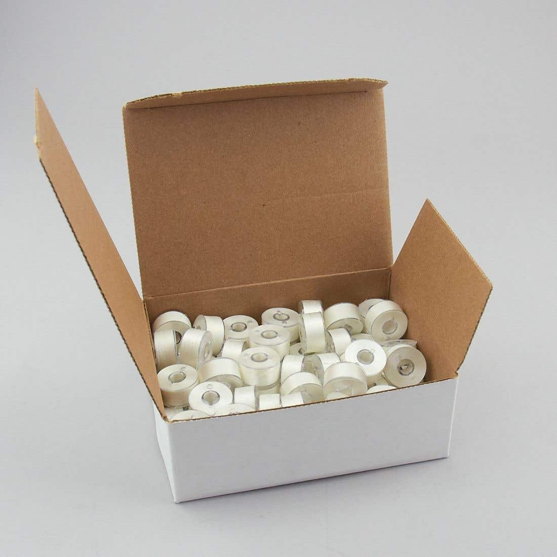 Fil-Tech White Class 15 Bobbins 10 pack