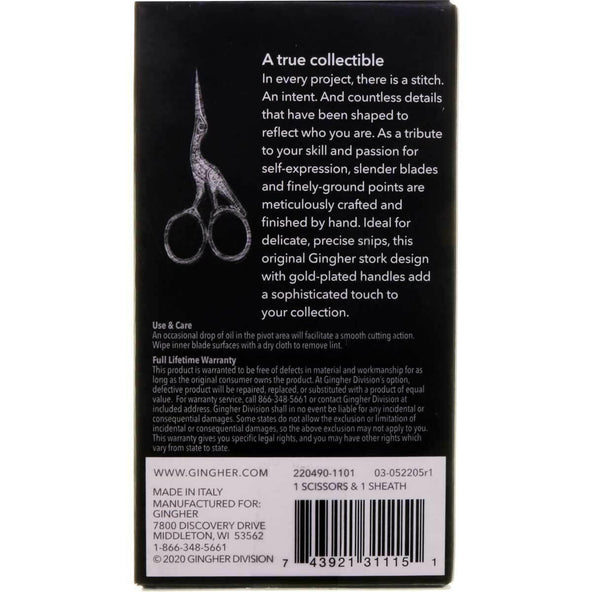GINGHER 3.5" STORK SCISSOR