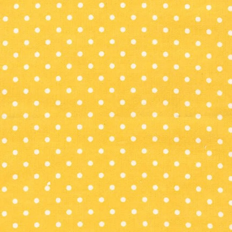 Yellow Dots Flannel