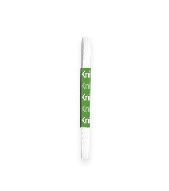 Dritz 1/4" Knit Non-Roll Elastic, White, 3 yd