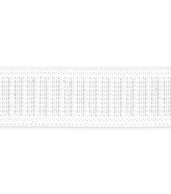 Dritz 3/4'' Non-Roll Elastic, White, 1 yd