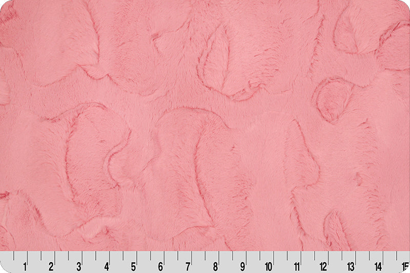 Luxe Cuddle Hide Bubblegum - sold by the 1/4 yard